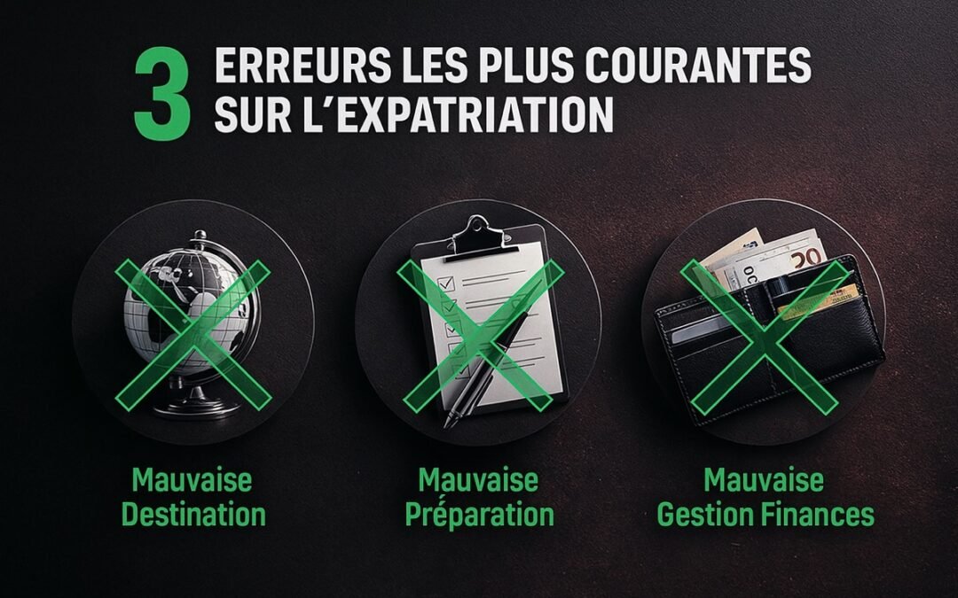 Erreurs d&rsquo;expatriation : 3 pièges qui ruinent votre plan