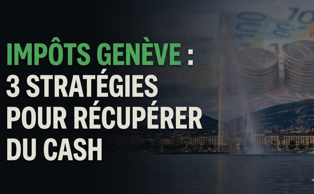 Impôts Genève : 3 stratégies pour récupérer du cash