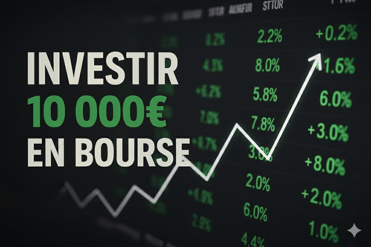 investir 10000 € en bourse