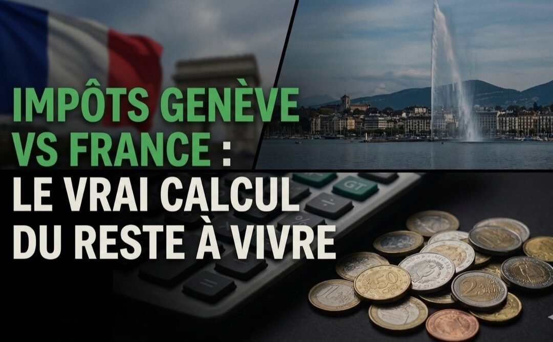 Impôts Genève vs France : le vrai calcul du reste à vivre