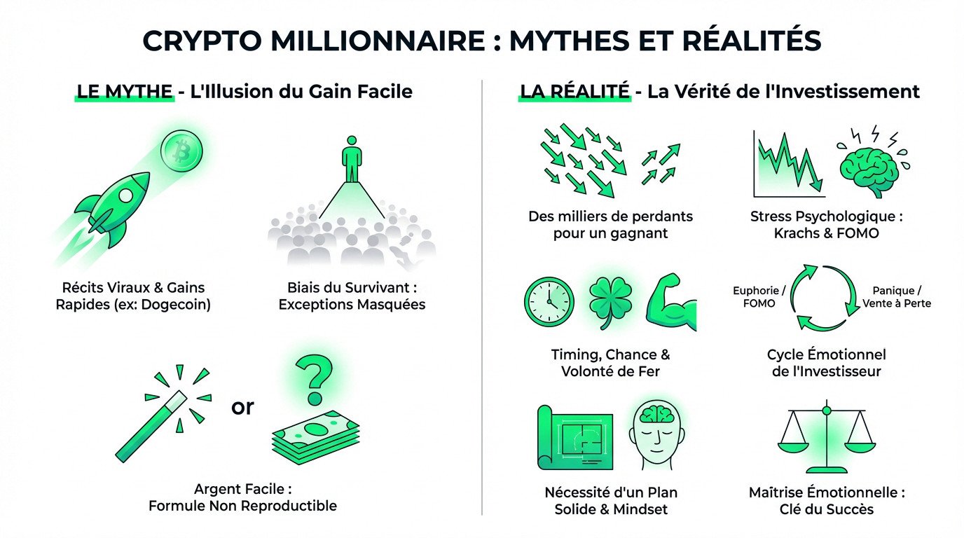 Millionnaire crypto monnaie