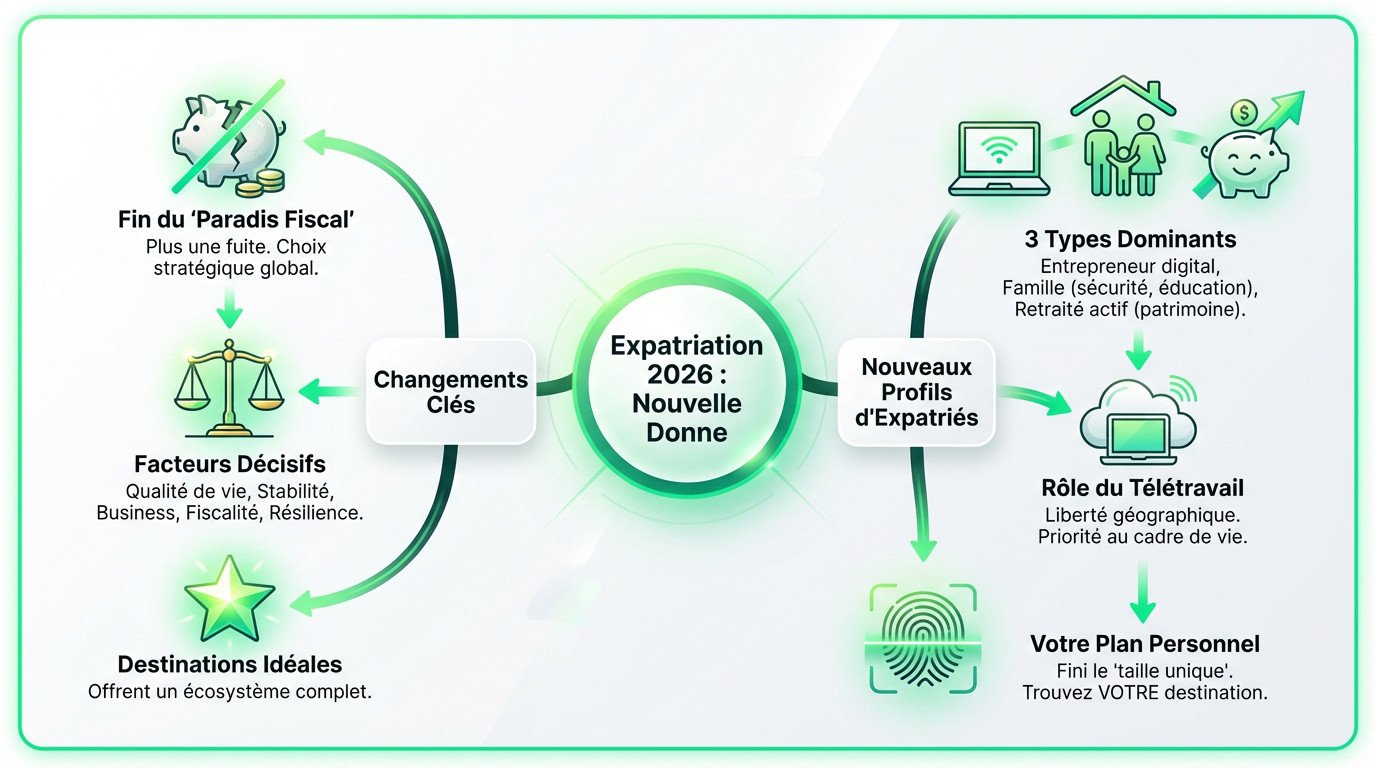 expatrier 2026 : analyse des nouvelles règles fiscales et opportunités mondiales pour les entrepreneurs