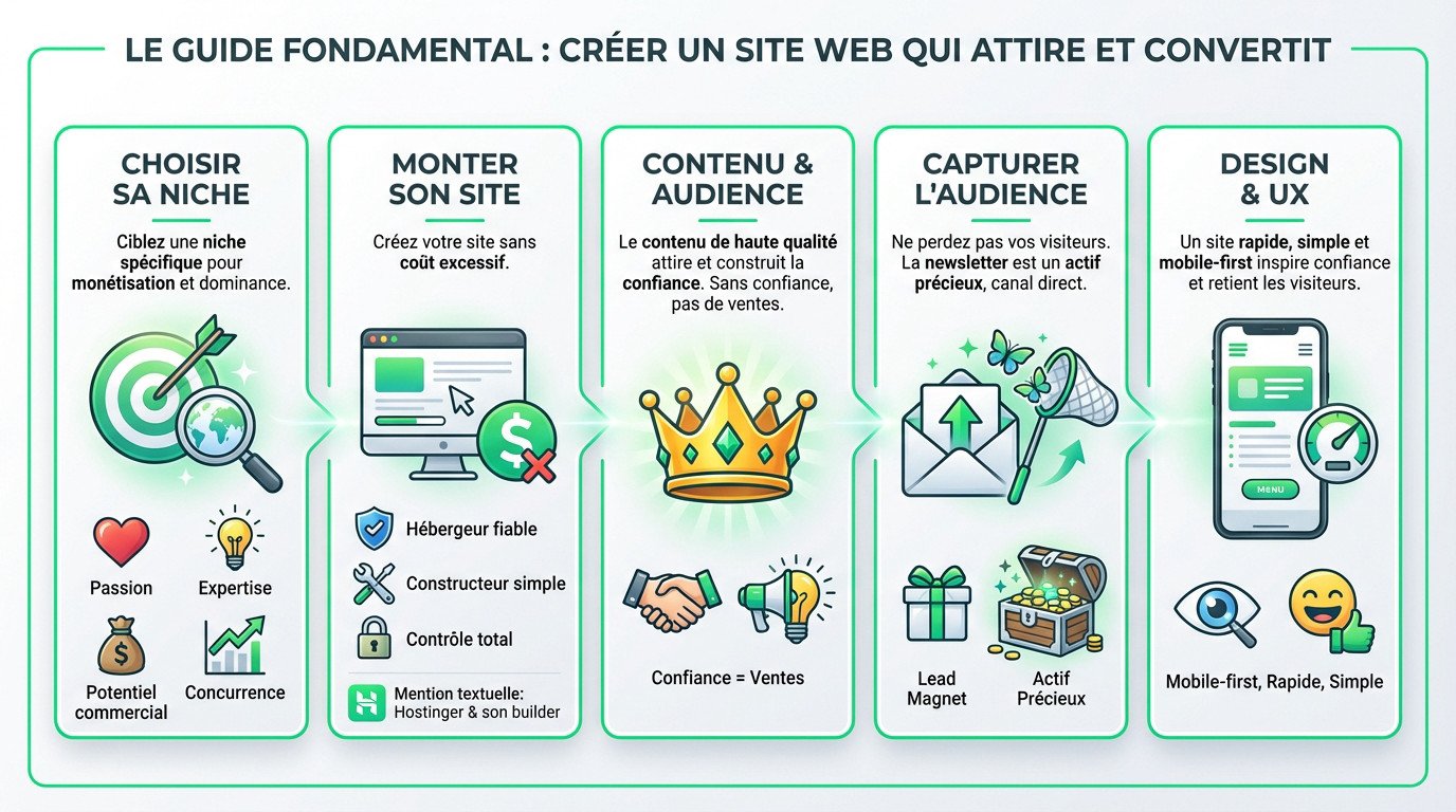 Guide fondamental pour créer un site web attractif et rentable