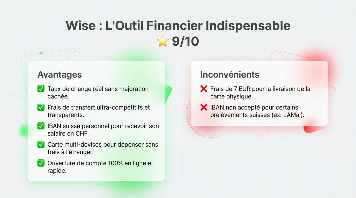 Avis Wise application mobile et carte bancaire pour frontaliers et voyageurs